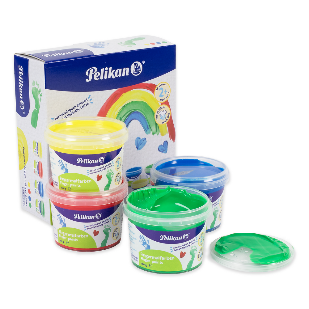 Pelikan Bright Finger Paints, Assorted