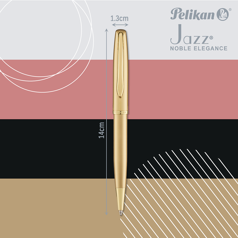 Pelikan Jazz Noble Elegance Ballpoint Pen Gift Set, Gold