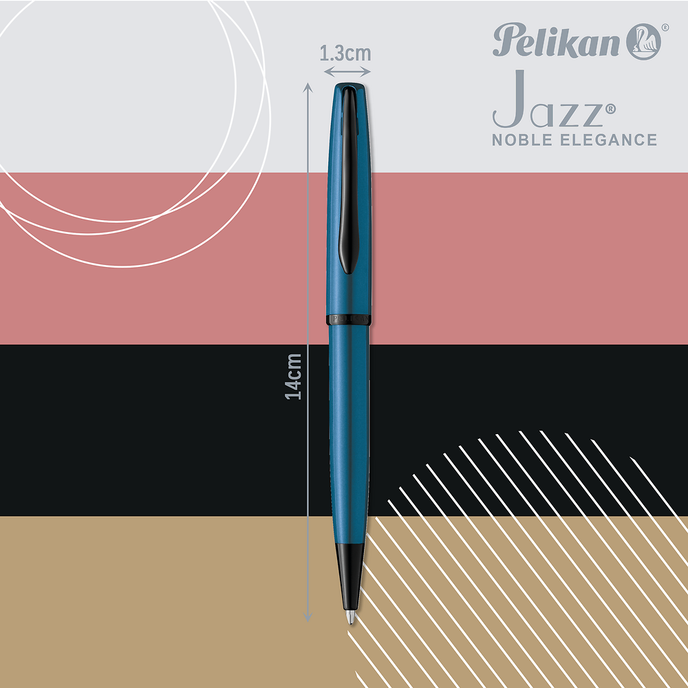 Pelikan Jazz Noble Elegance Ballpoint Pen Gift Set, Aquamarine