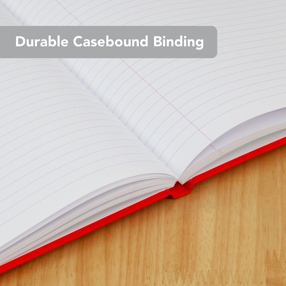 Oxford Touch Orange A4 Hardback Casebound Notebook Ruled with Margin 192 Pages