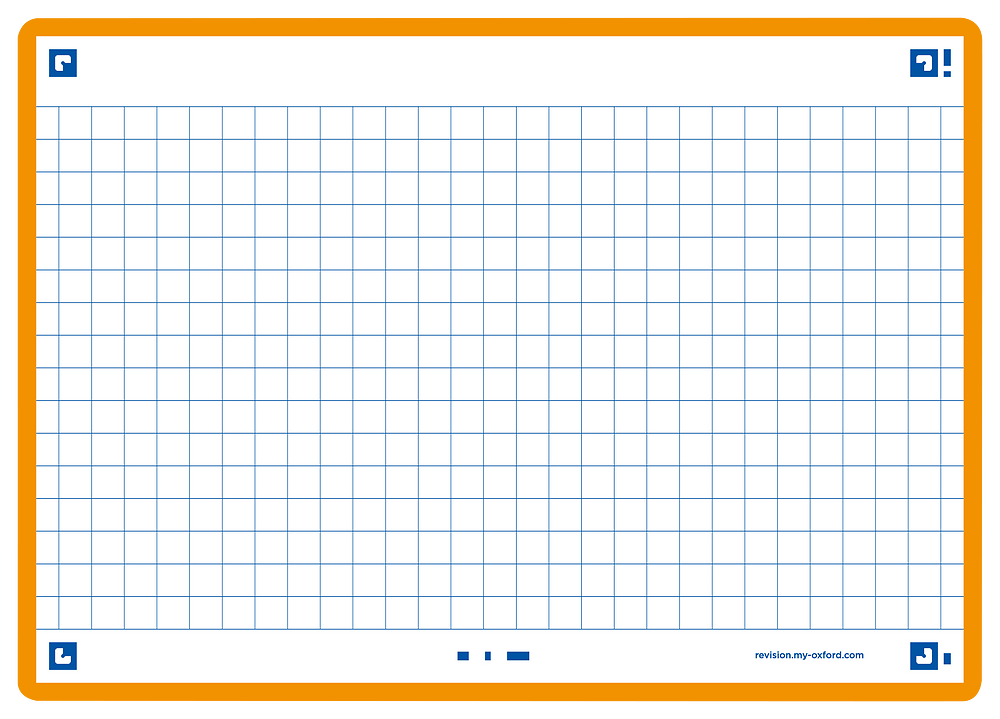 Oxford Orange Flash Cards, Squared, A6, Pack of 80