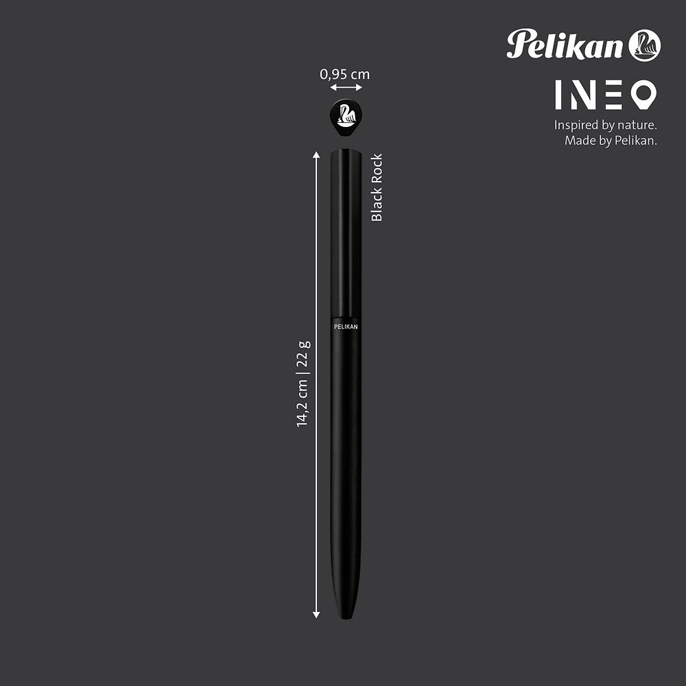 Pelikan Ineo Black Ballpoint Pen