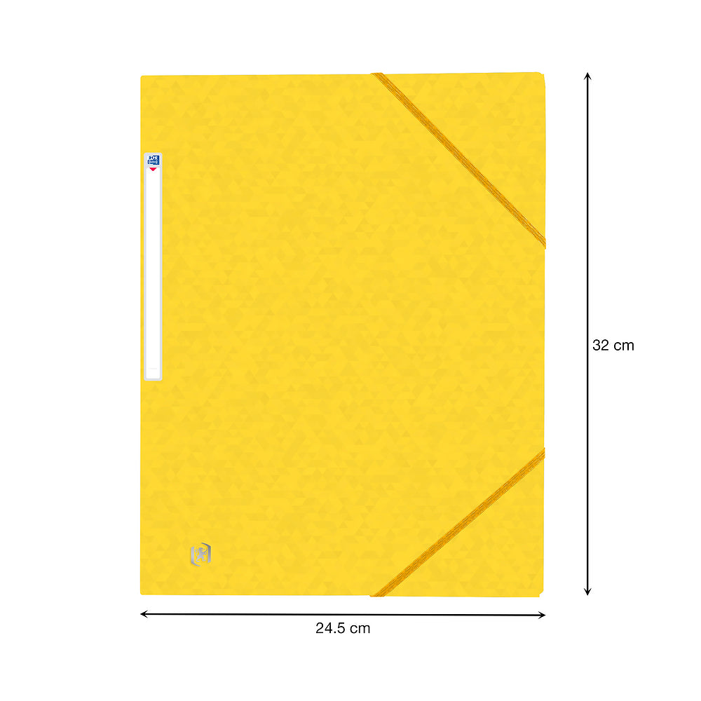 Oxford Top File+ Elasticated 3-flap Folder, A4, Assorted, 10 folders