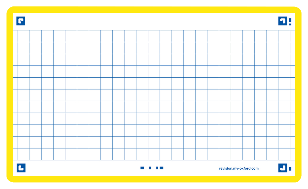 Oxford Yellow Flash Cards, Squared, 7.5x12.5, Pack of 80