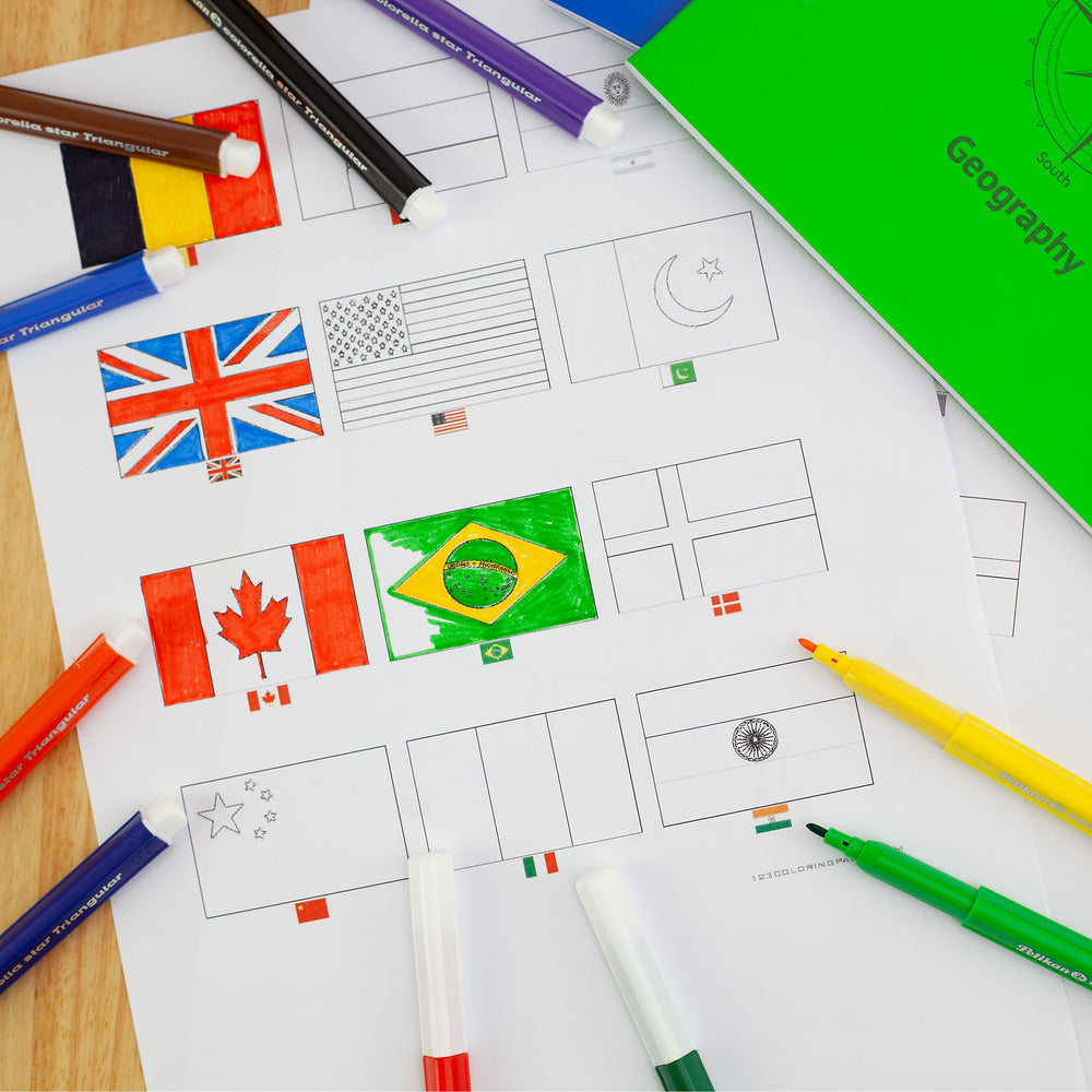 Pelikan Colorella Star Fibre Tip Pens, Pack of 10