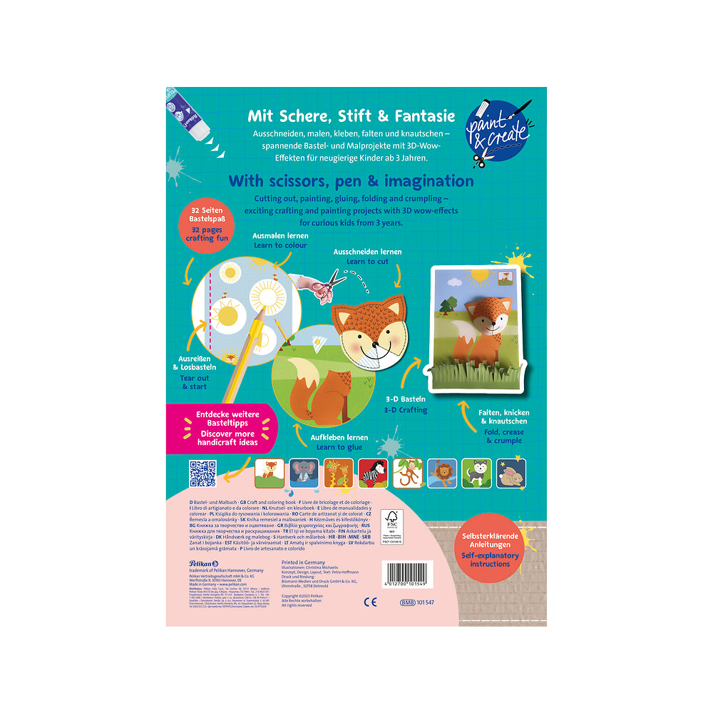 Pelikan Craft & Colouring Book