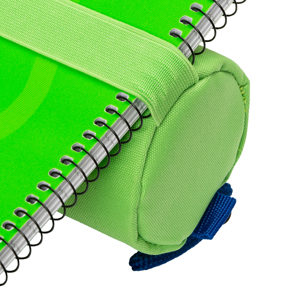 Oxford Bright Green Large Round Pencil Case