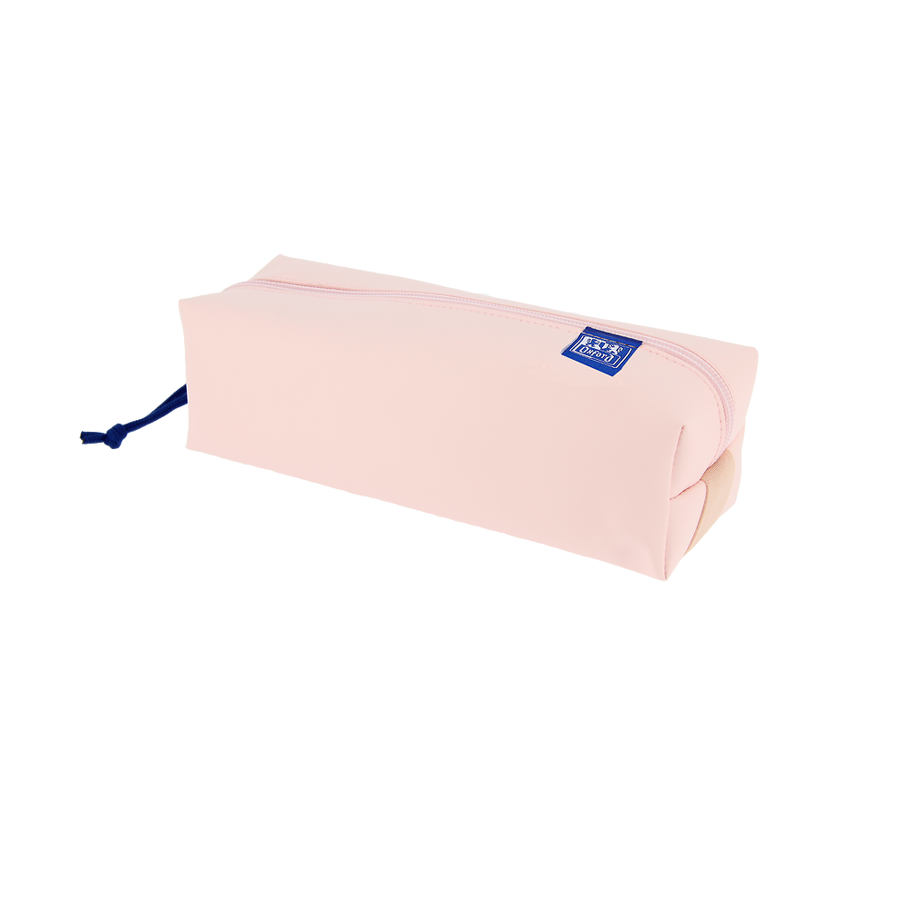 Oxford Pastel Pink Large Square Pencil Case