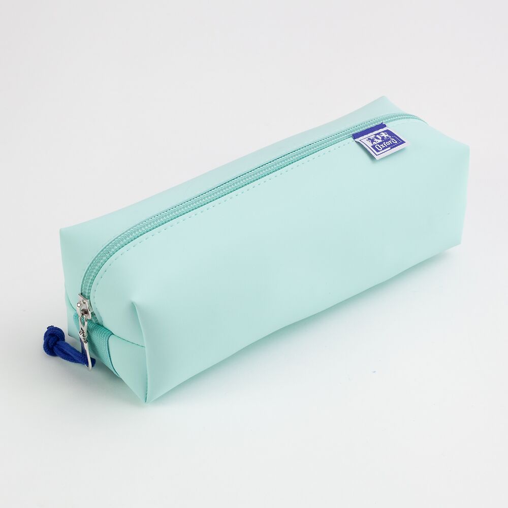 Oxford Large Square Pencil case, Light Blue