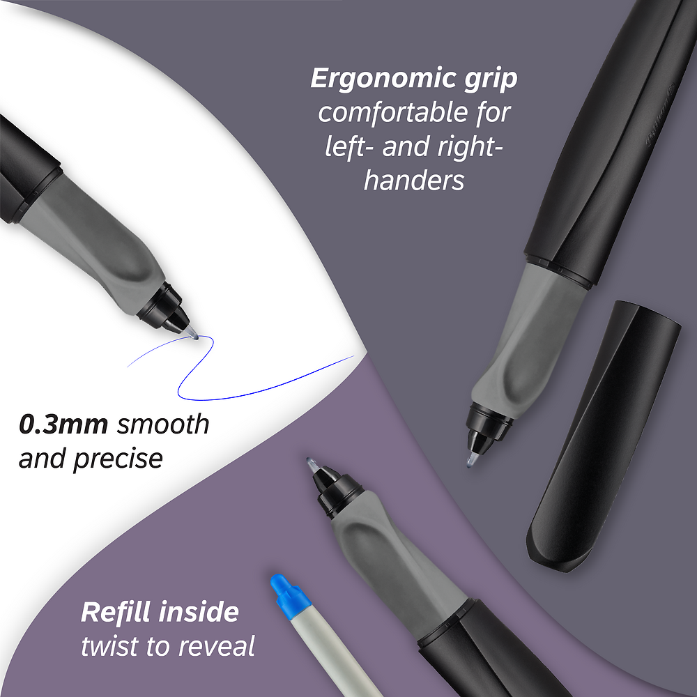 Pelikan Twist Black Rollerball Pen