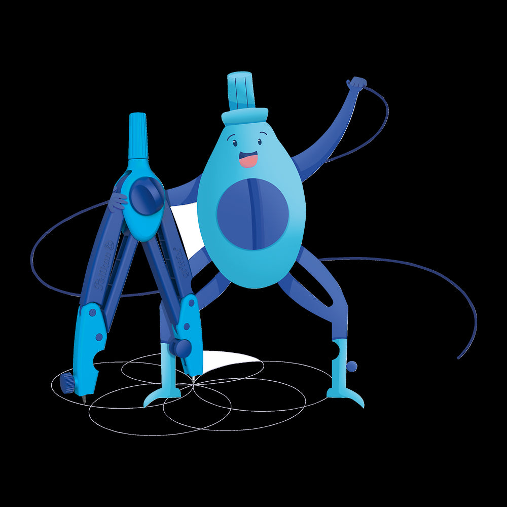 Pelikan Griffix Ergonomic Compass, Blue