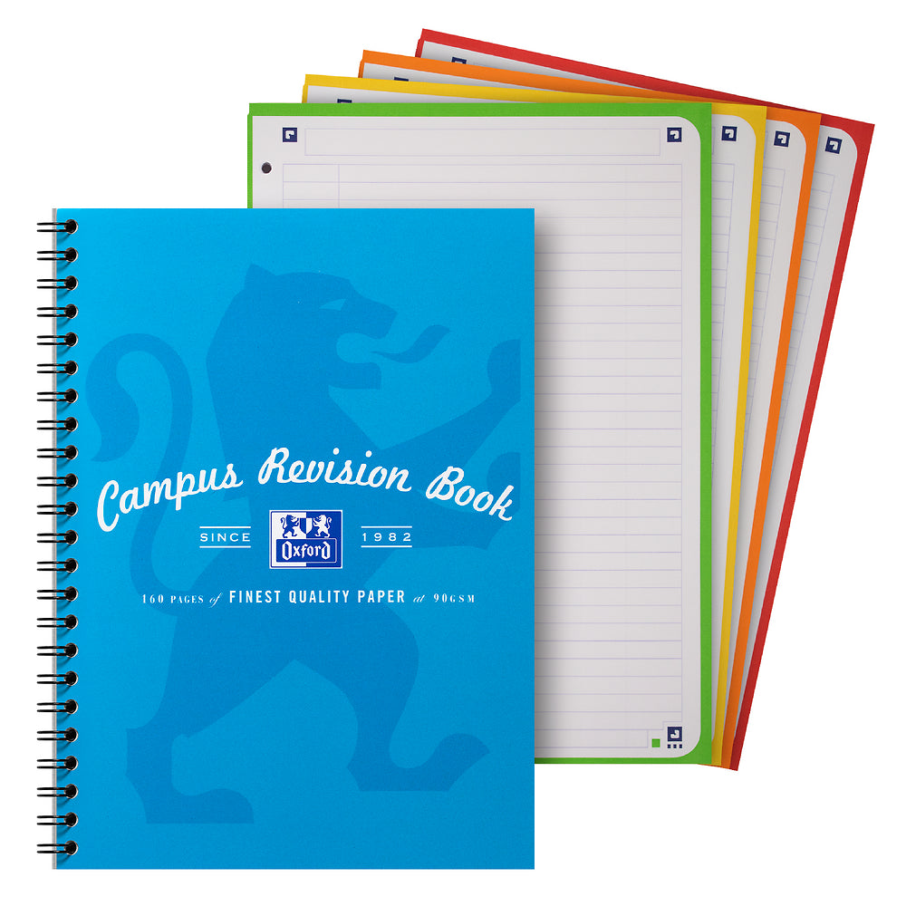 Oxford Campus A4 Revision book, Blue