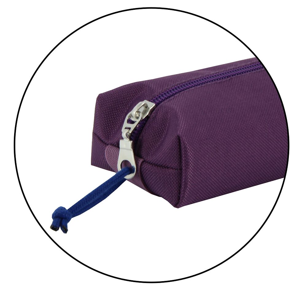 OXFORD medium rectangular Pencil case, purple