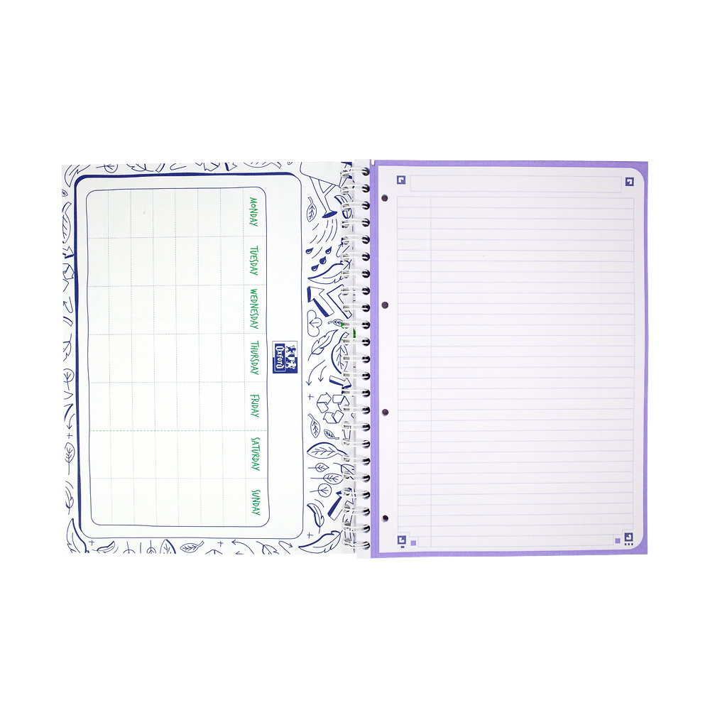 Oxford Campus A4+ Black Subject Book