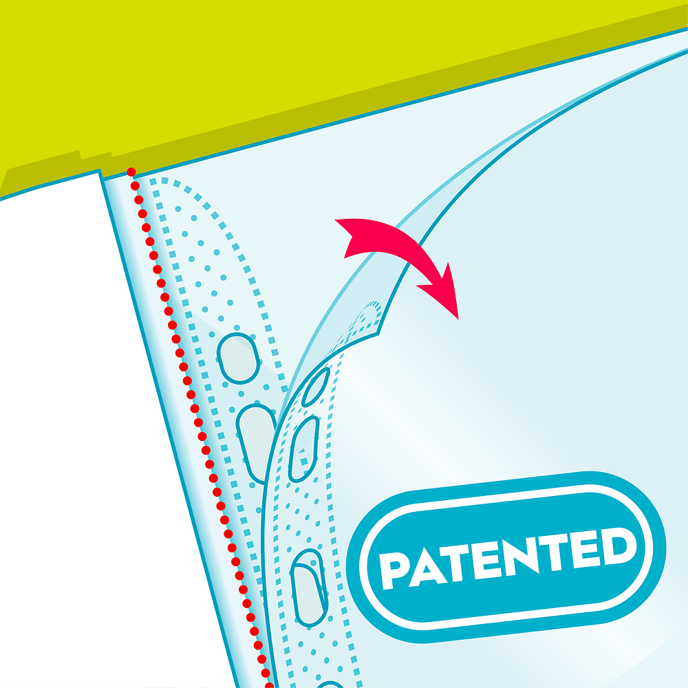 Oxford Pad of 60 A4 Quick'in Punched pockets, 50 micron clear