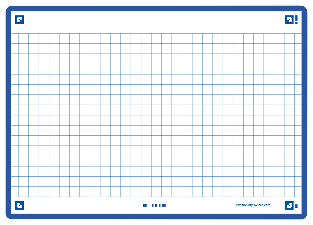 Oxford Navy Flash Cards, Squared, A6, Pack of 80