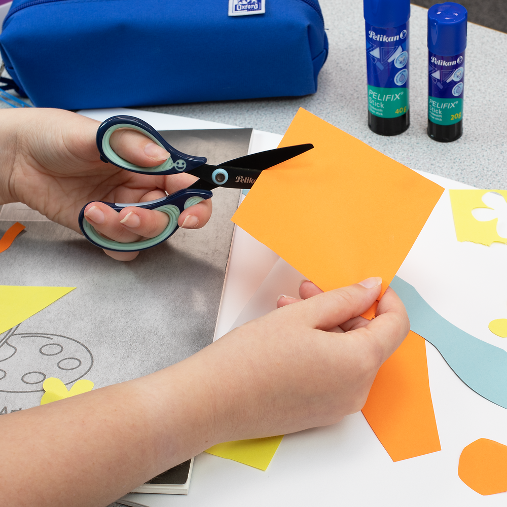 Pelikan Griffix Blue Scissors, Left-Handed