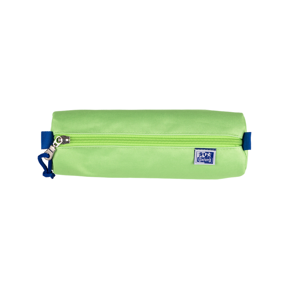 Oxford Bright Green Large Round Pencil Case