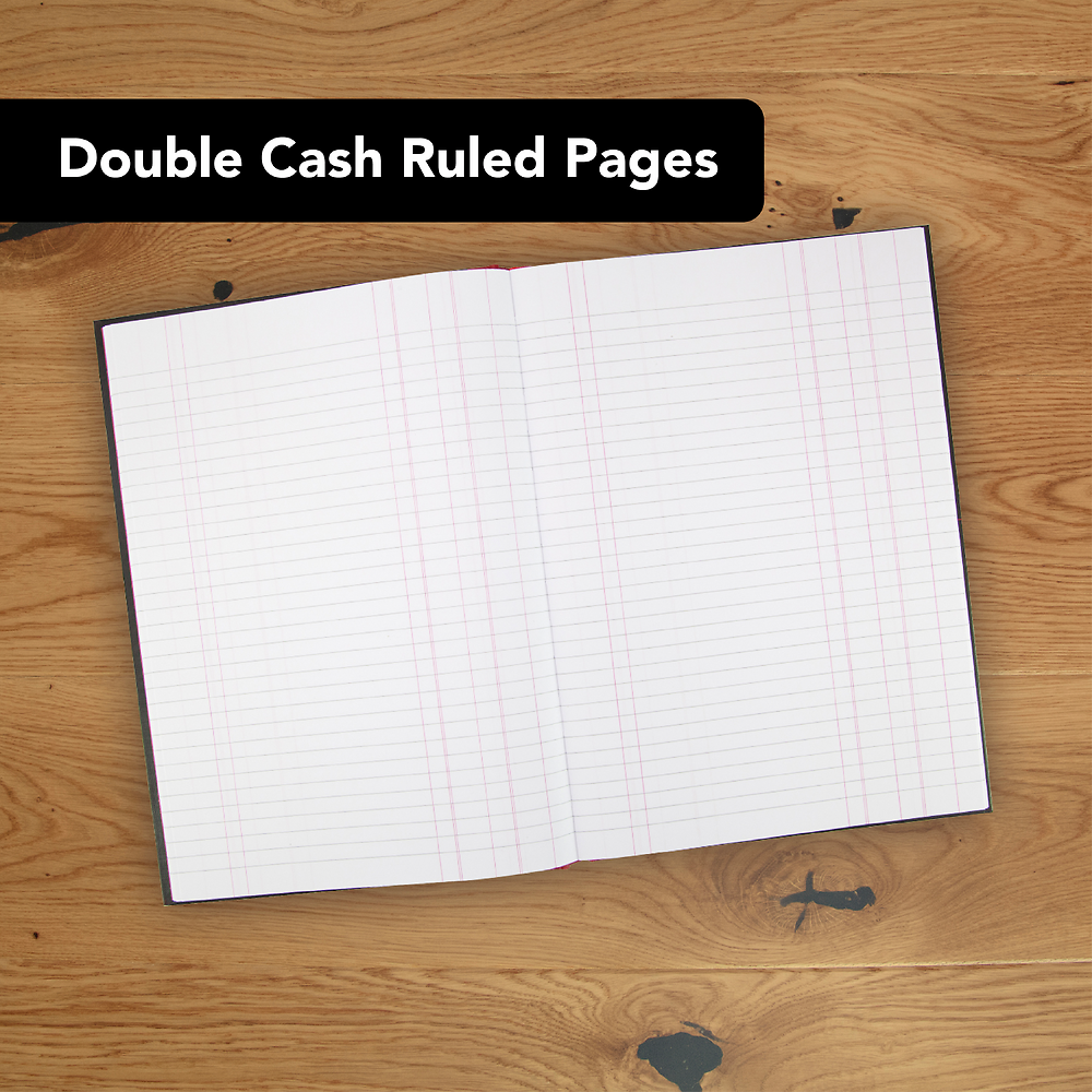Oxford Black n' Red Double Cash Book