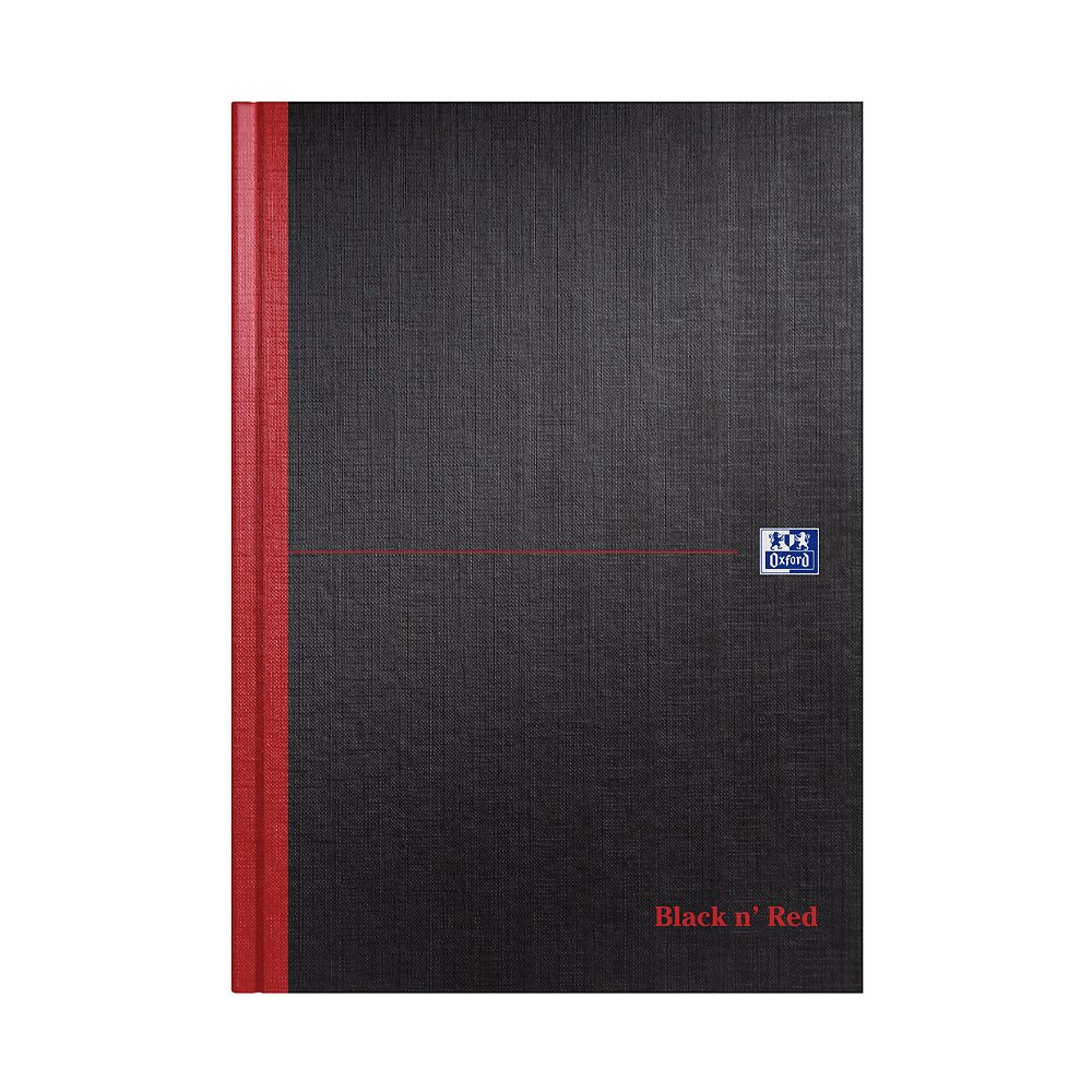 Oxford Black n' Red Single Cash Book