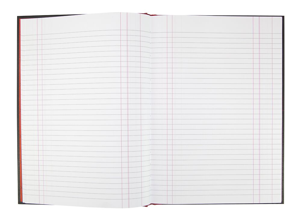 Oxford Black n' Red Single Cash Book