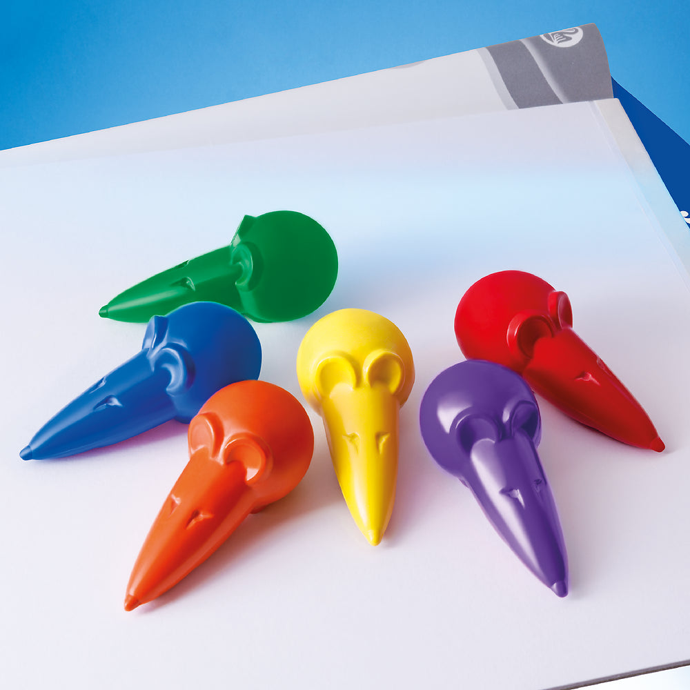 Pelikan Mouse-Shaped Wax Crayons, Pack of 6