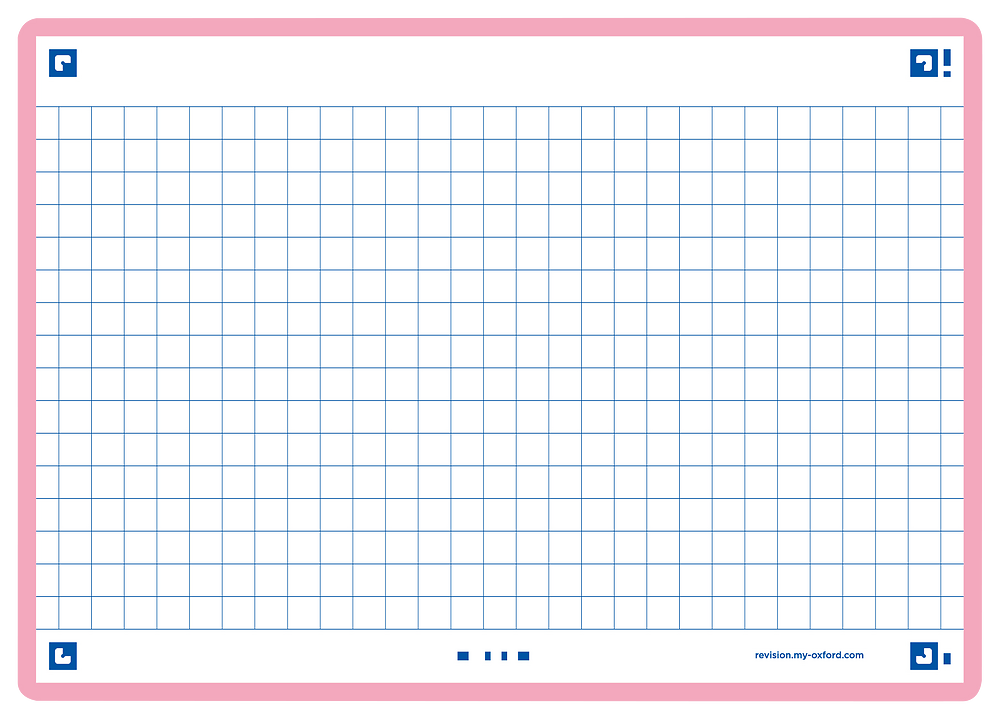 Oxford Pastel Pink Flash Cards, Squared, A6, Pack of 80