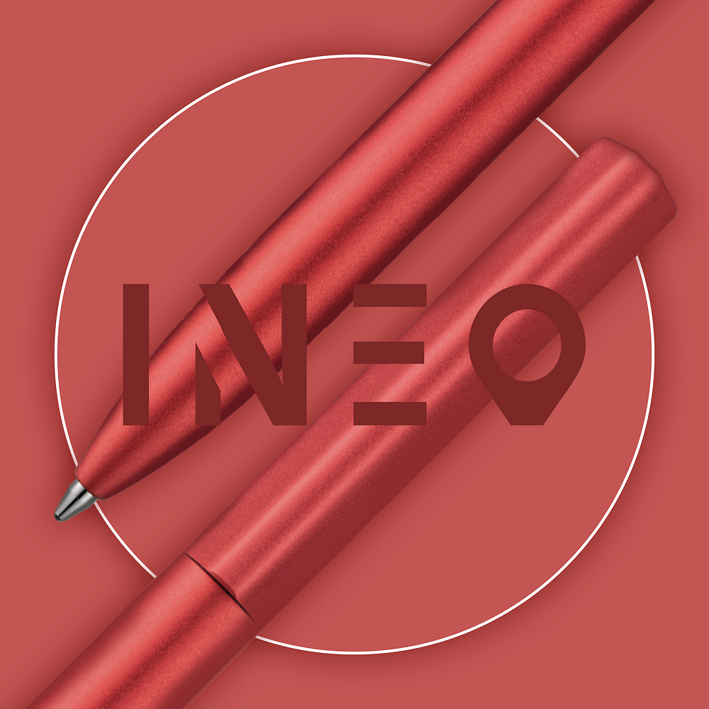 Pelikan Ineo Red Ballpoint Pen