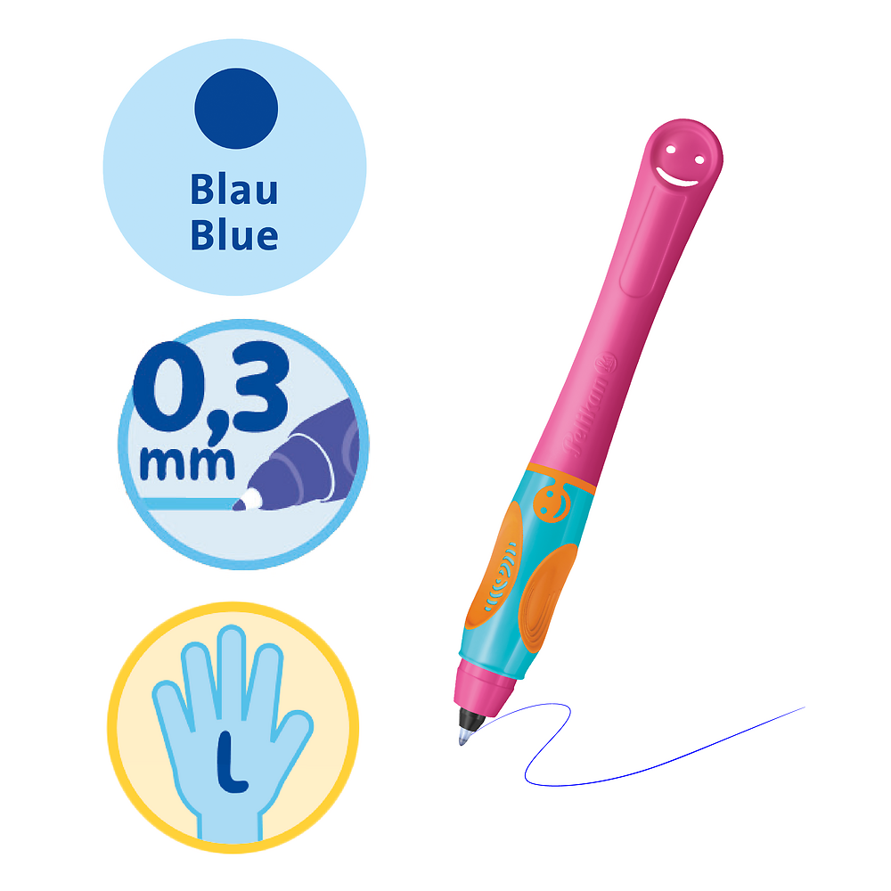 Pelikan Griffix Ink Pen, Left-Handed, Pink
