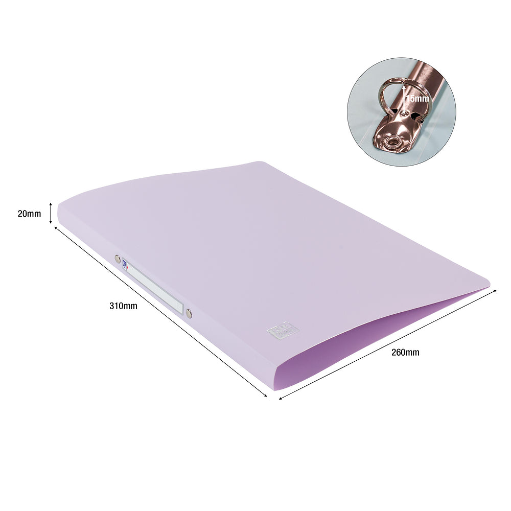 Oxford Urban Ring Binders, Assorted Colours, Pack of 5