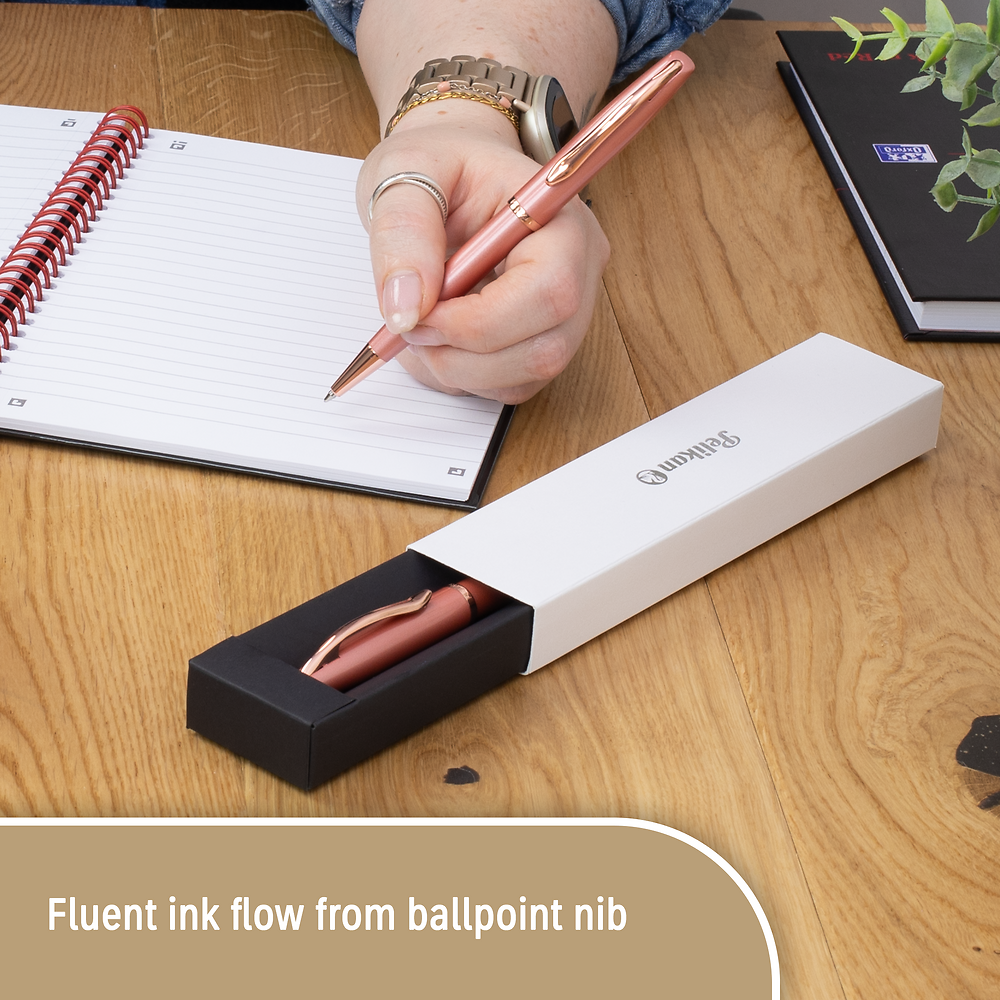 Pelikan Jazz Noble Elegance Ballpoint Pen Gift Set, Rose