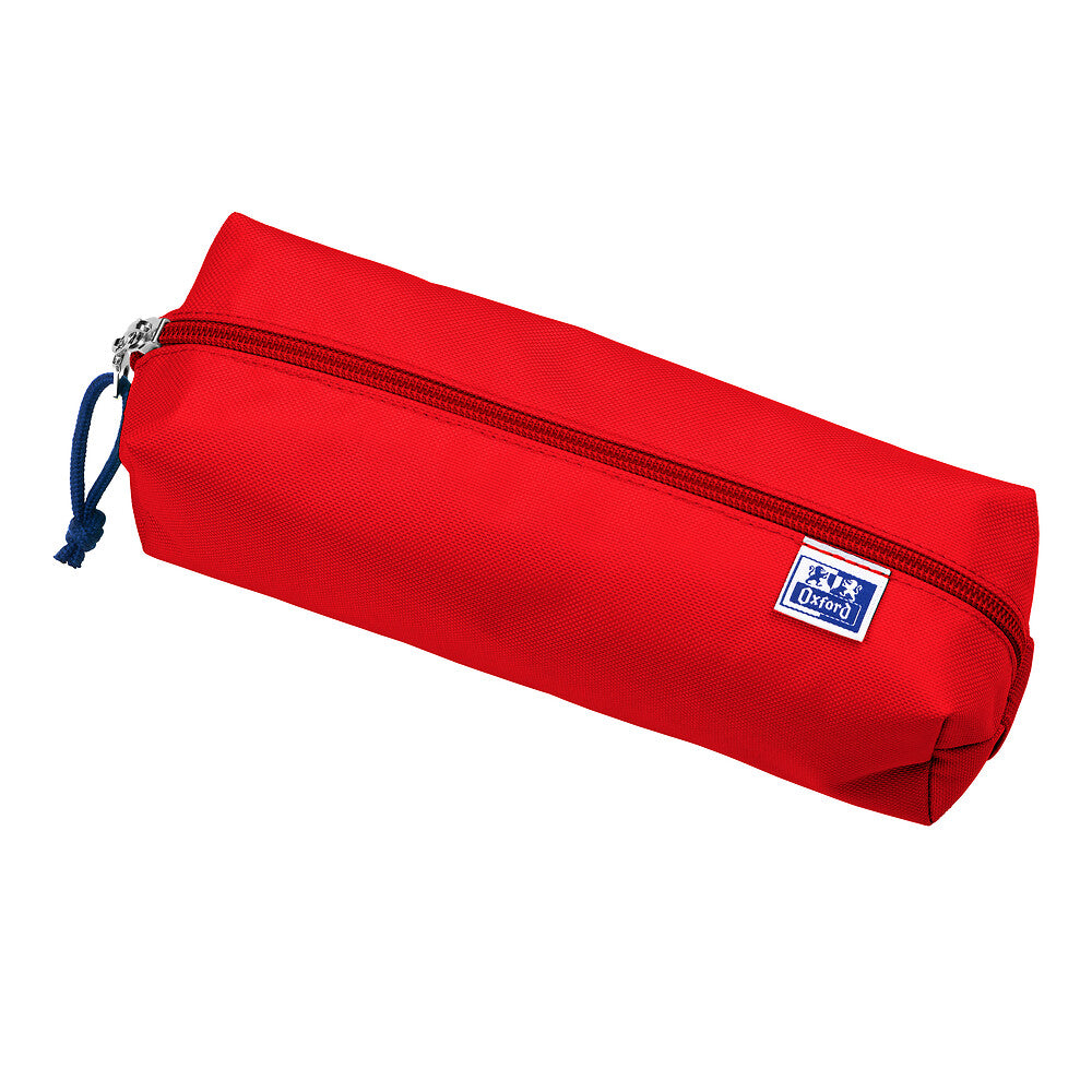 Oxford Red Large Rectangular Pencil Case