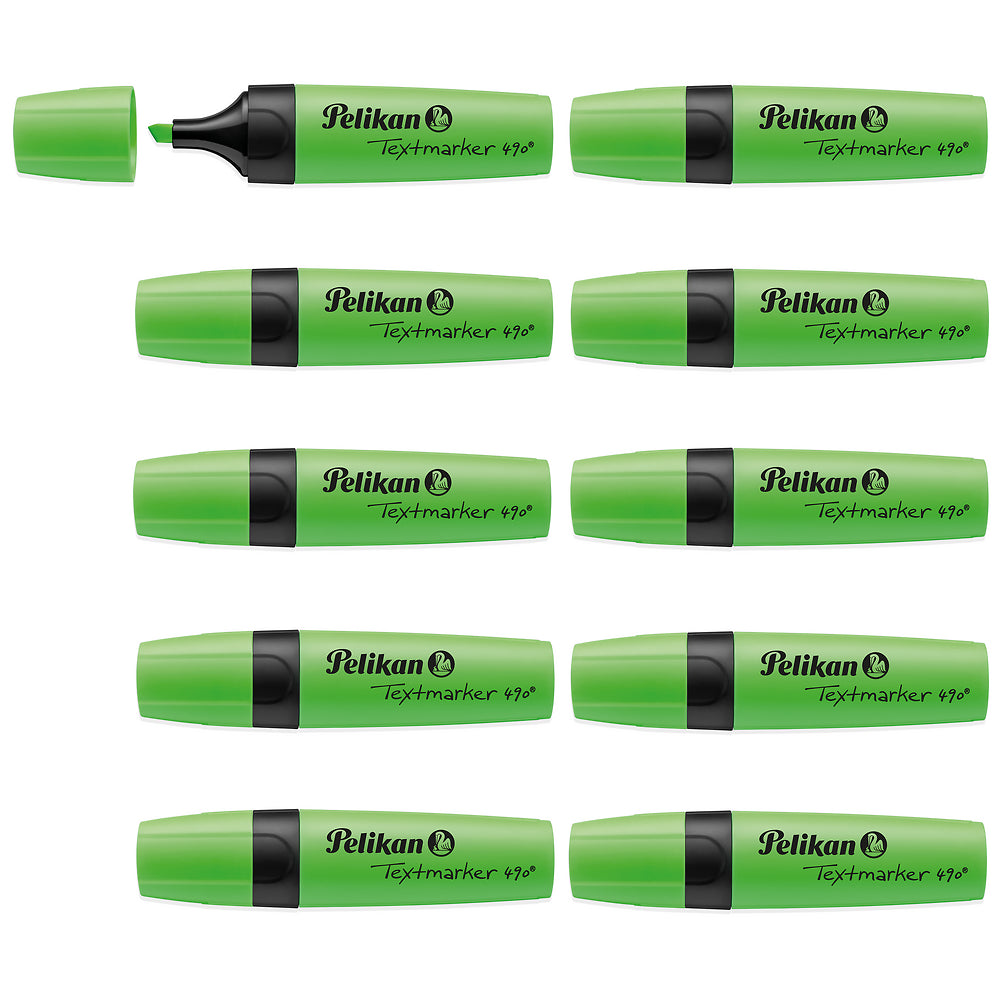 Pelikan Green Highlighters, Pack of 10
