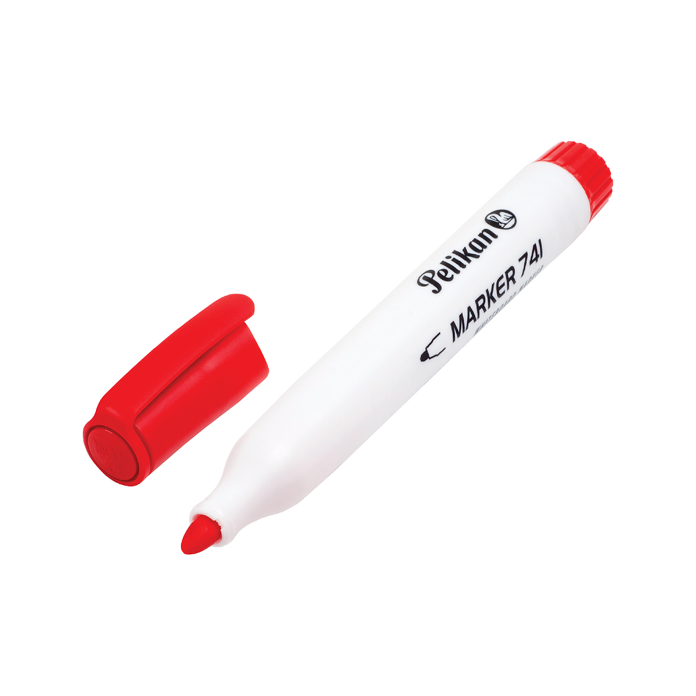 Pelikan Whiteboard Markers, Red, Pack of 10