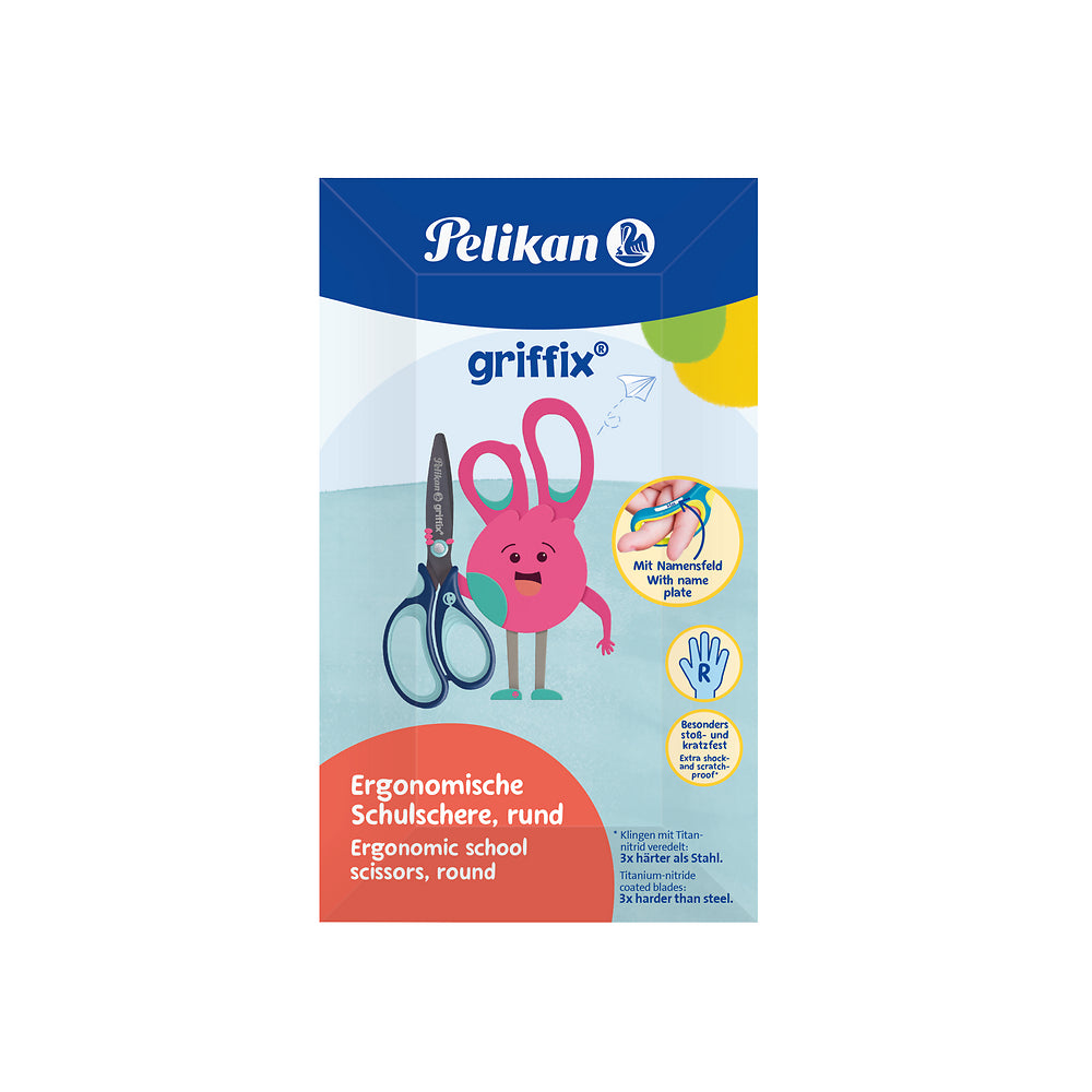 Pelikan Griffix Blue Scissors, Right-Handed