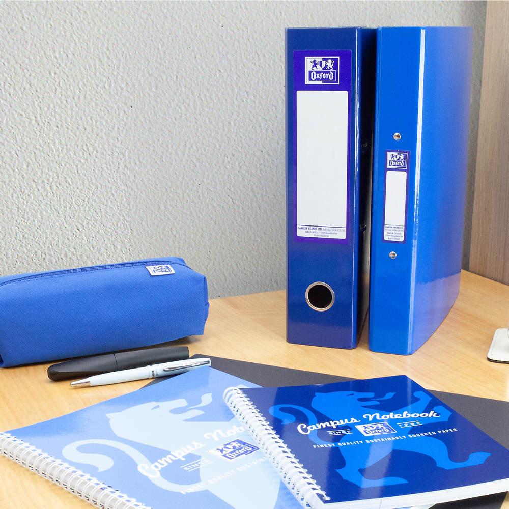 Oxford A4 Blue Ring Binder