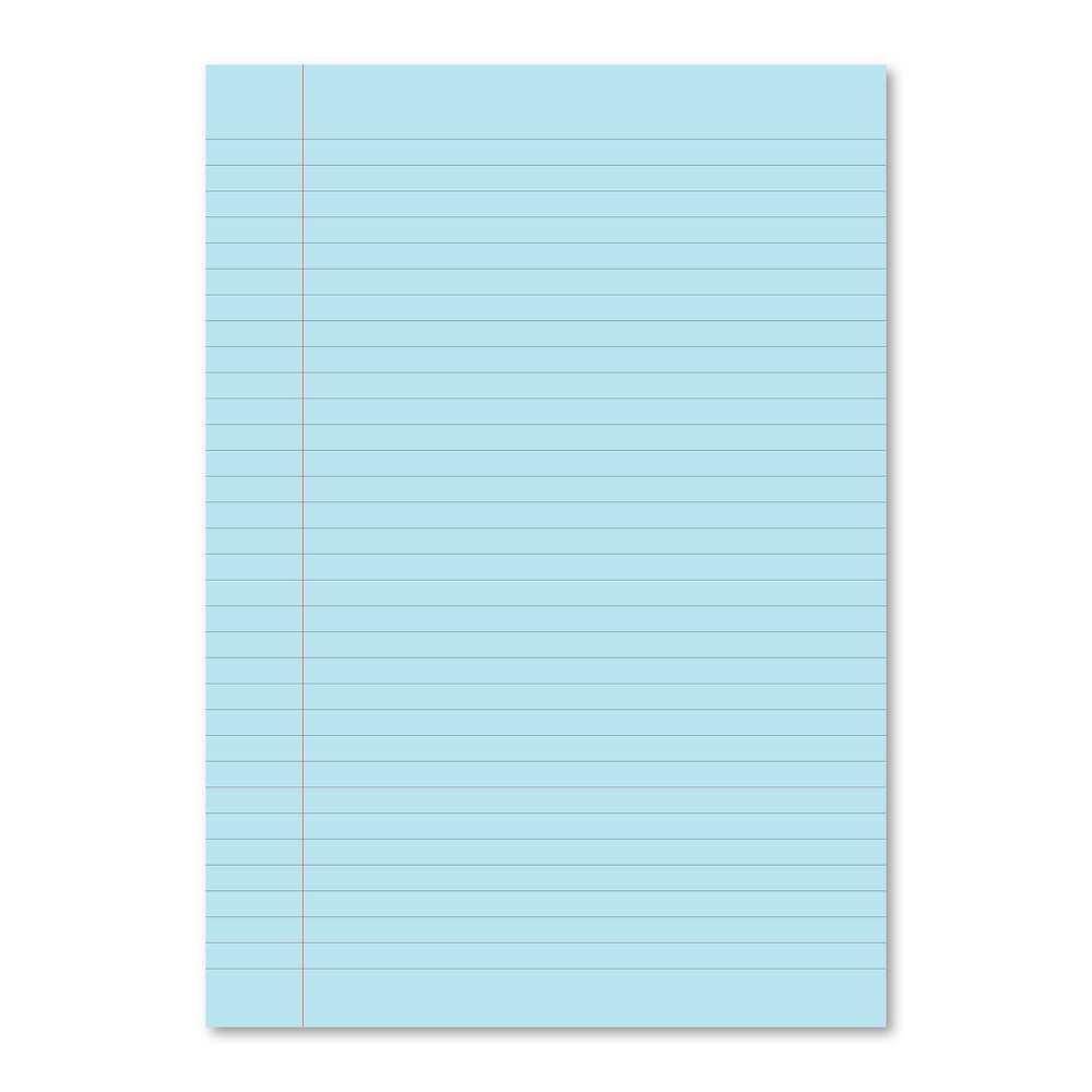 Hamelin A4 Exercise Books Stapled, 8mm lined header and footer, 80 page Blue tinted paper, Dark Green - 10 Pack