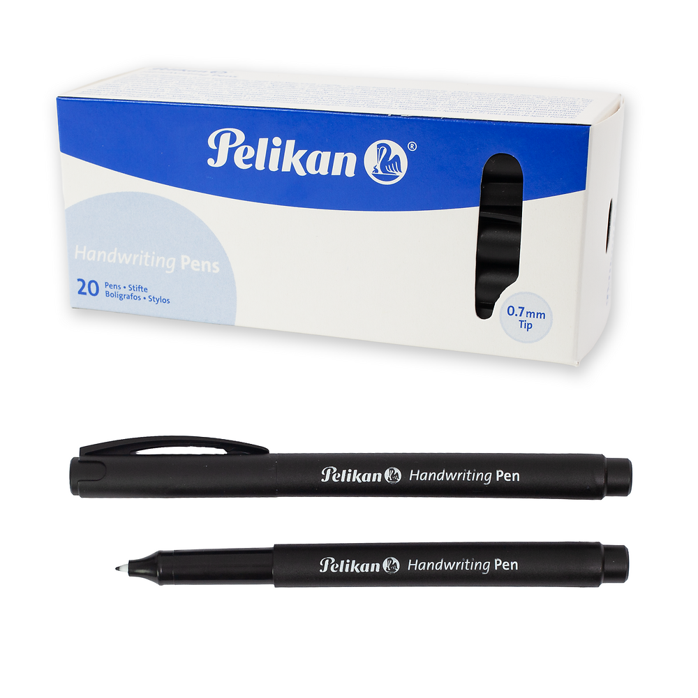 Pelikan Handwriting Pens, Black, Pack of 20