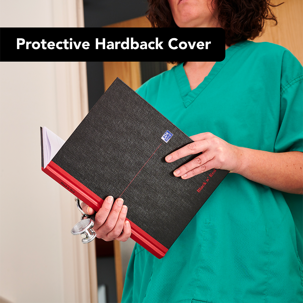 Oxford Black n' Red Double Cash Book