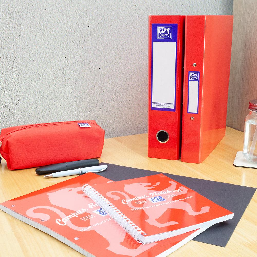 Oxford A4 Red Lever Arch File