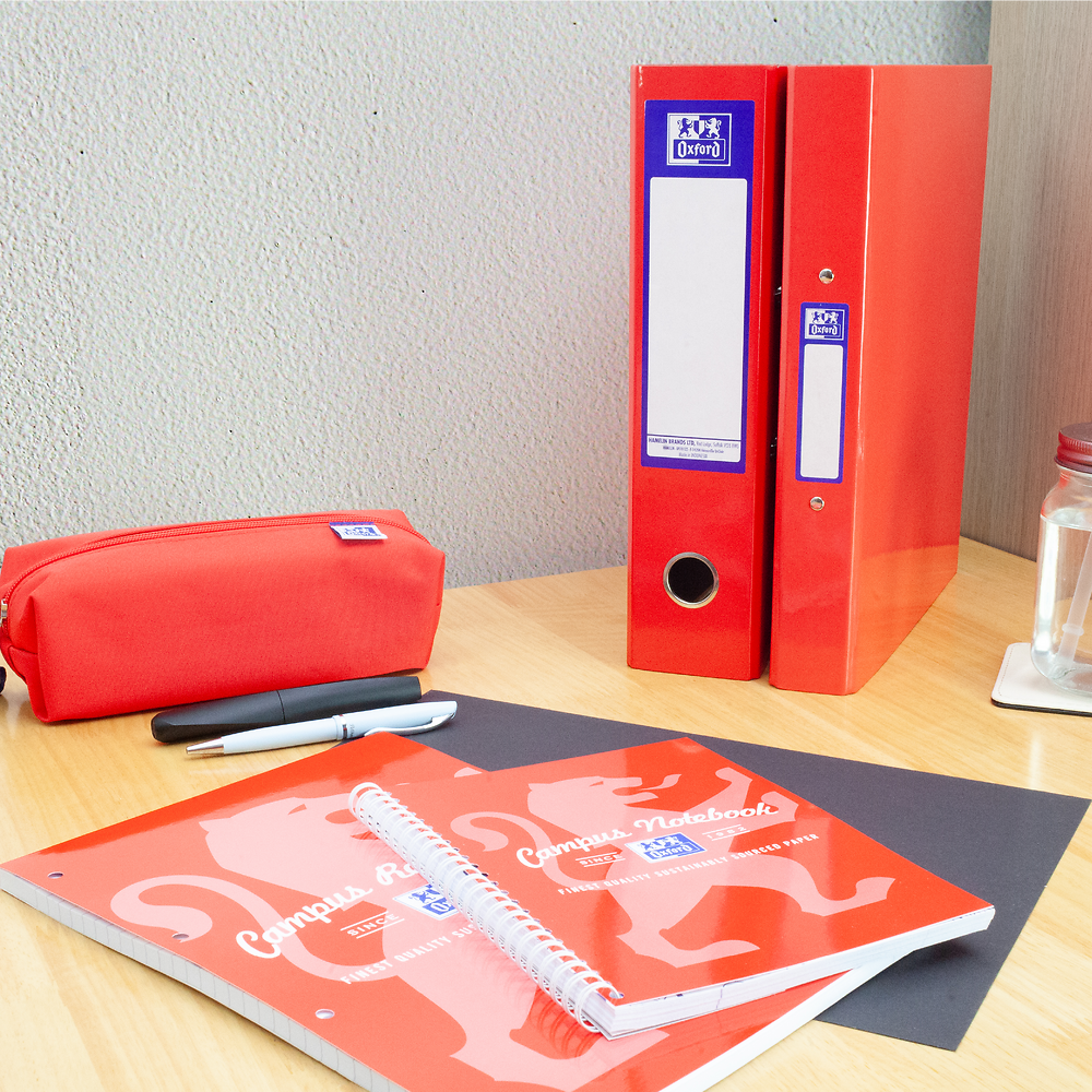 Oxford A4 Red Lever Arch File