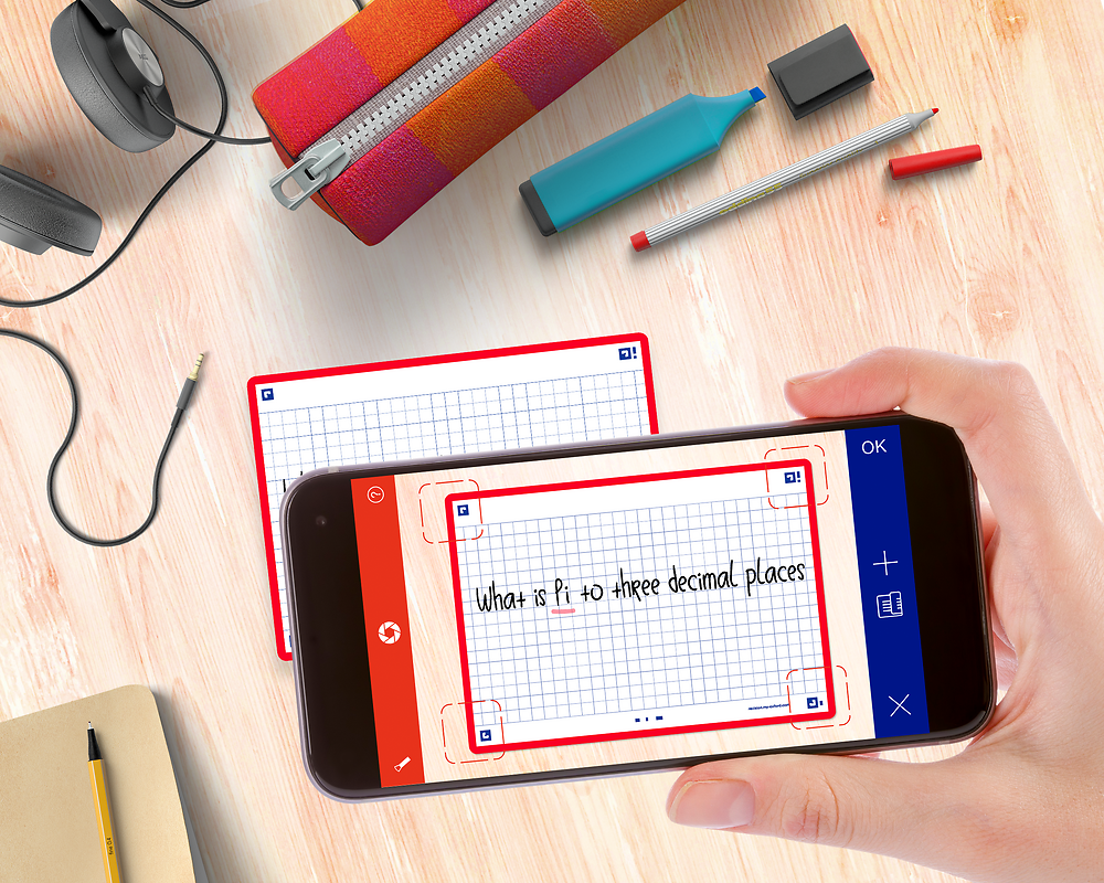 Oxford Red Flash Cards, Squared, A6, Pack of 80