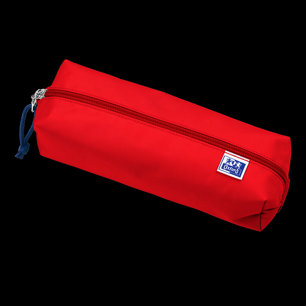 Oxford large rectangular pencil case, red