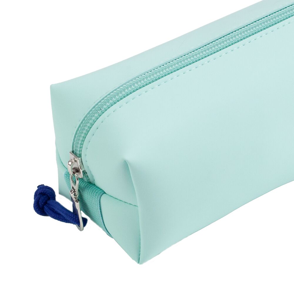Oxford Large Square Pencil case, Light Blue