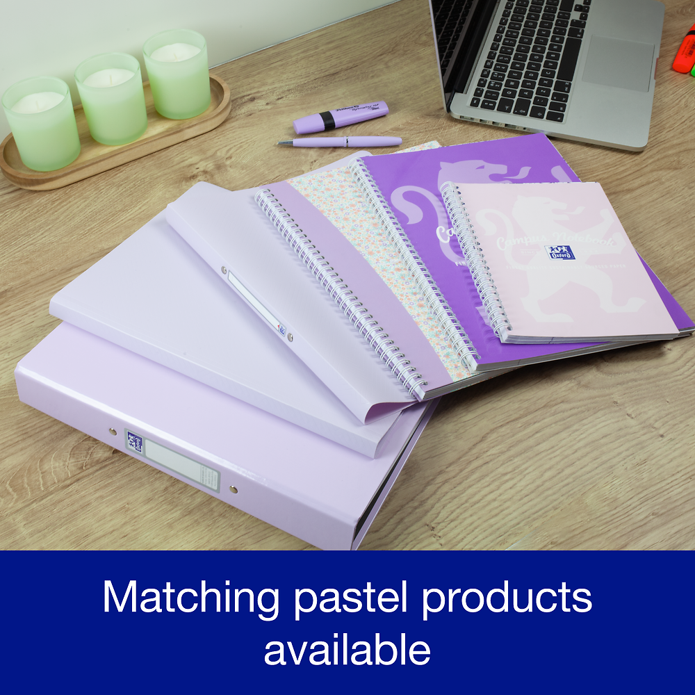 Oxford Urban Display Book, Assorted Pastel Colours, Pack of 5