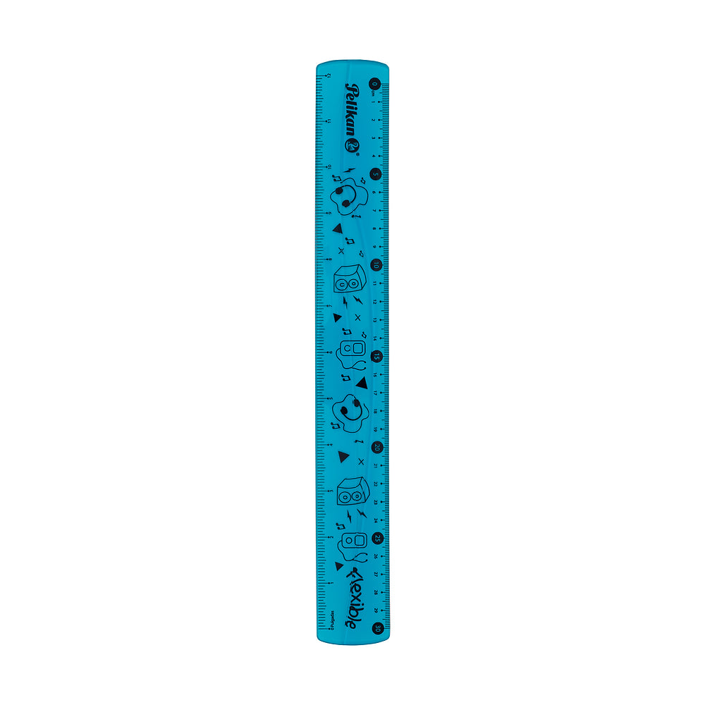 Pelikan Flexible Ruler, Blue