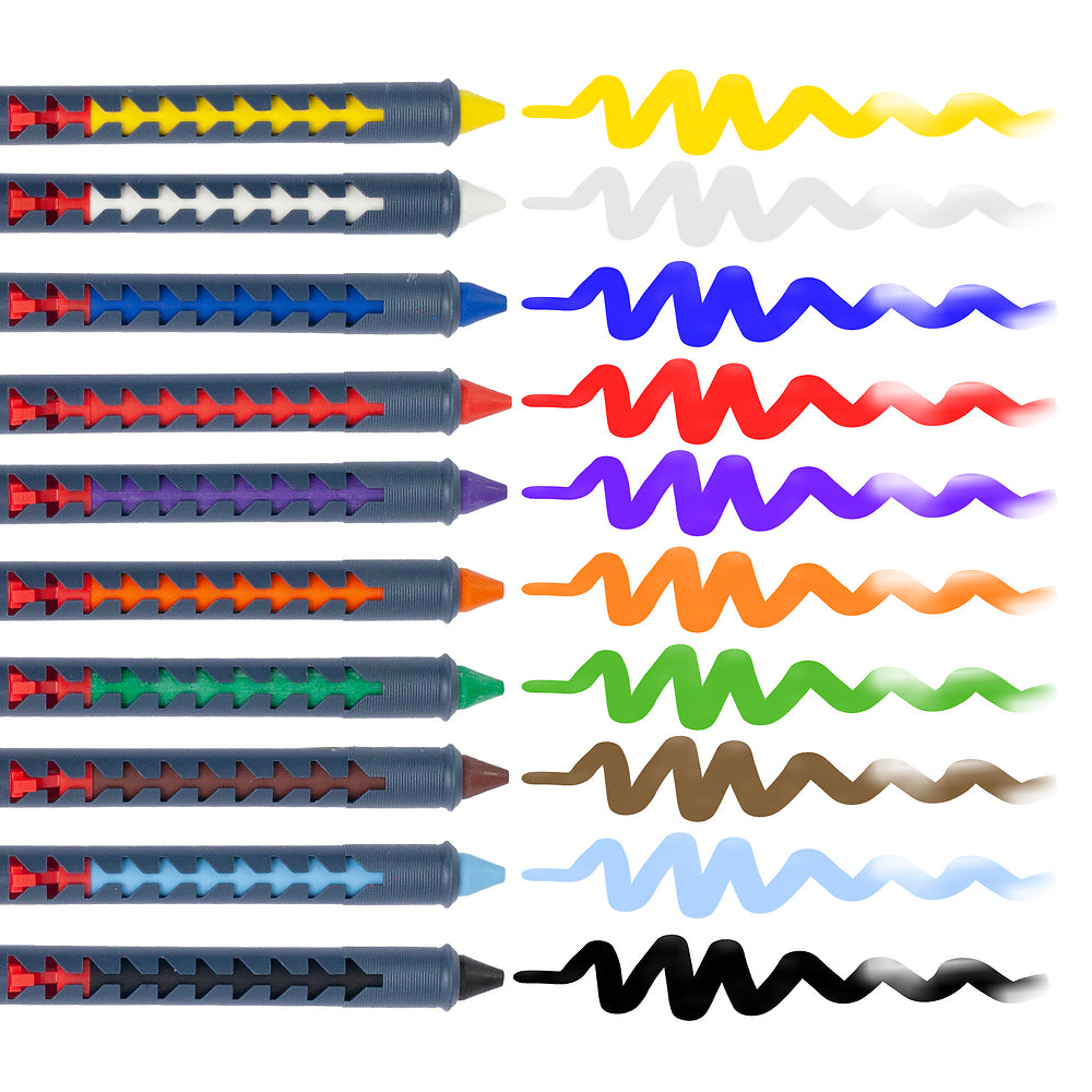 Pelikan Water Soluble Wax Crayons, Pack of 10