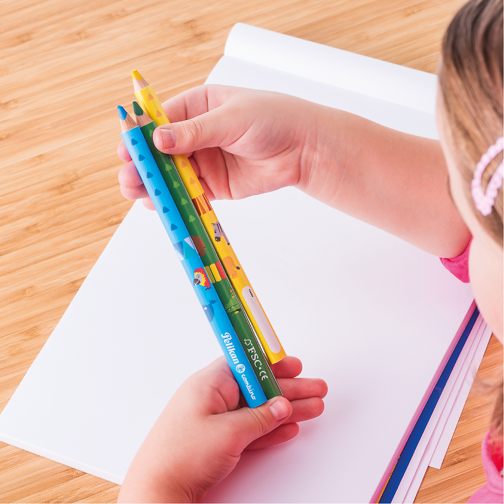 Pelikan Combino Jumbo Colouring Pencils, Pack of 12