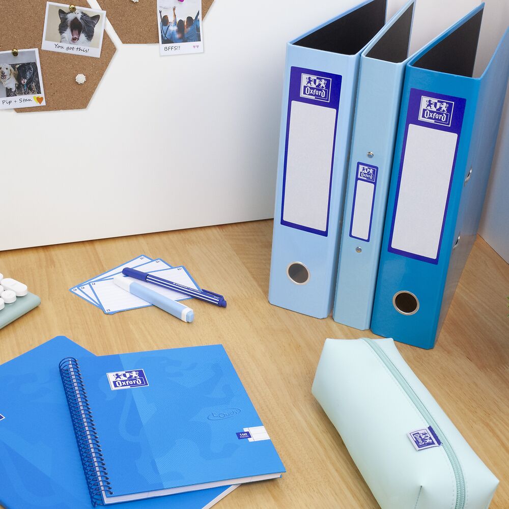 Oxford Ring Binder A4+ Spine 40mm Light Blue
