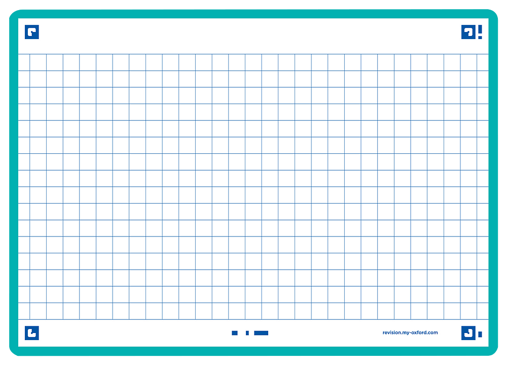 Oxford Mint Green Flash Cards, Squared, A6, Pack of 80
